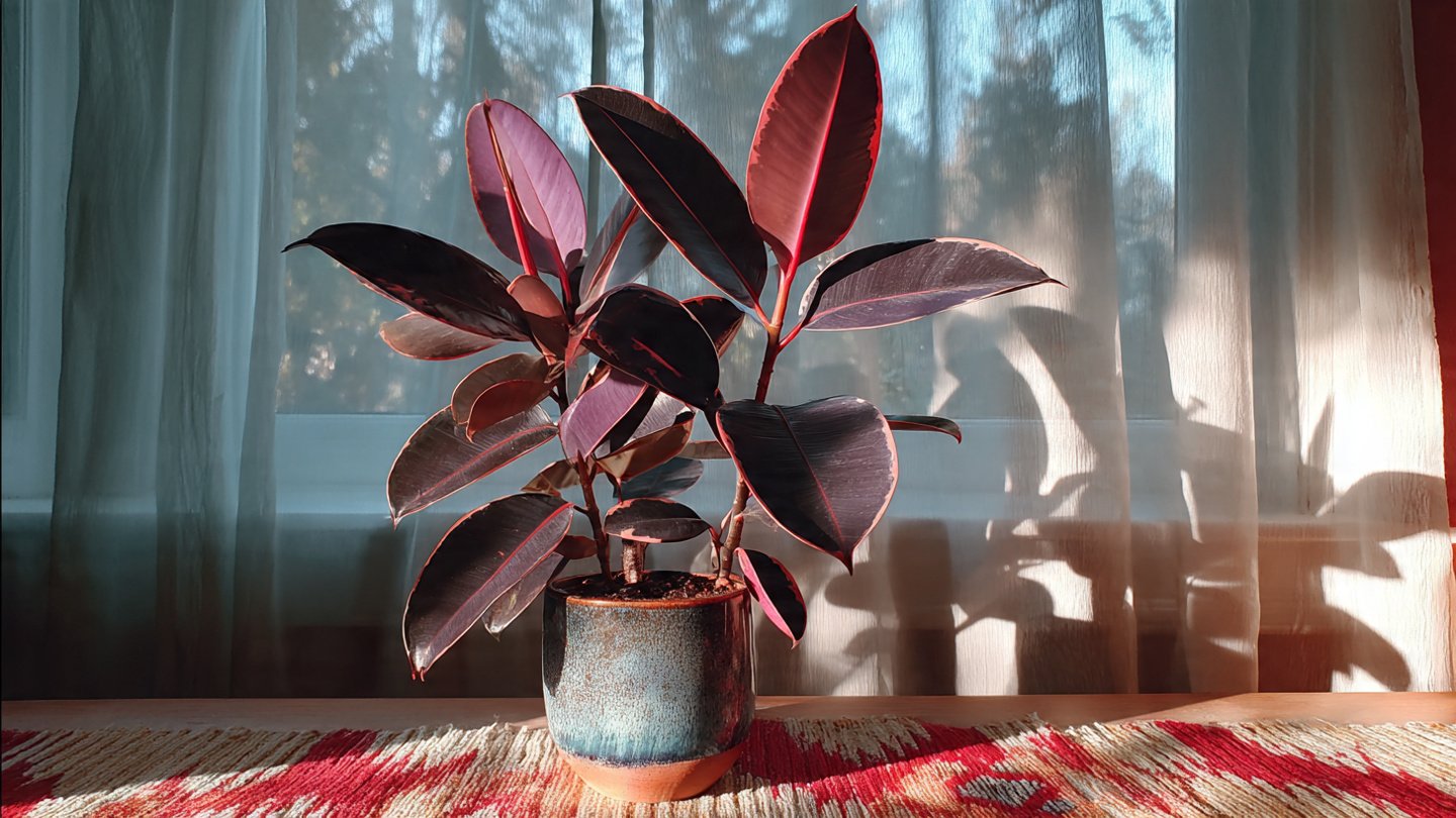 How to Successfully Grow a Burgundy Rubber Plant Indoors