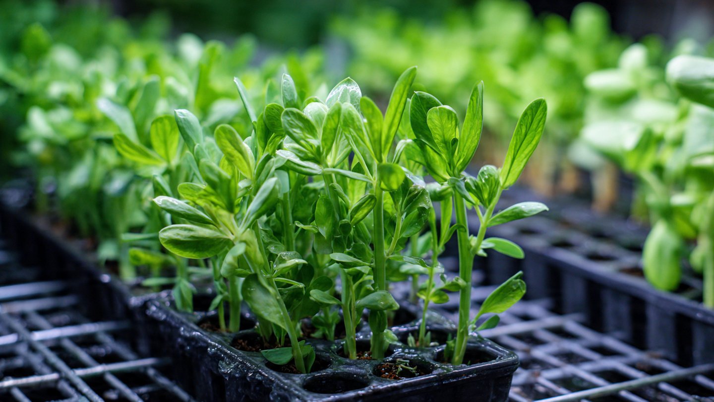 How to Cultivate a Simple Way to Grow Pea Shoots Year Round for Fresh Greens Anytime!